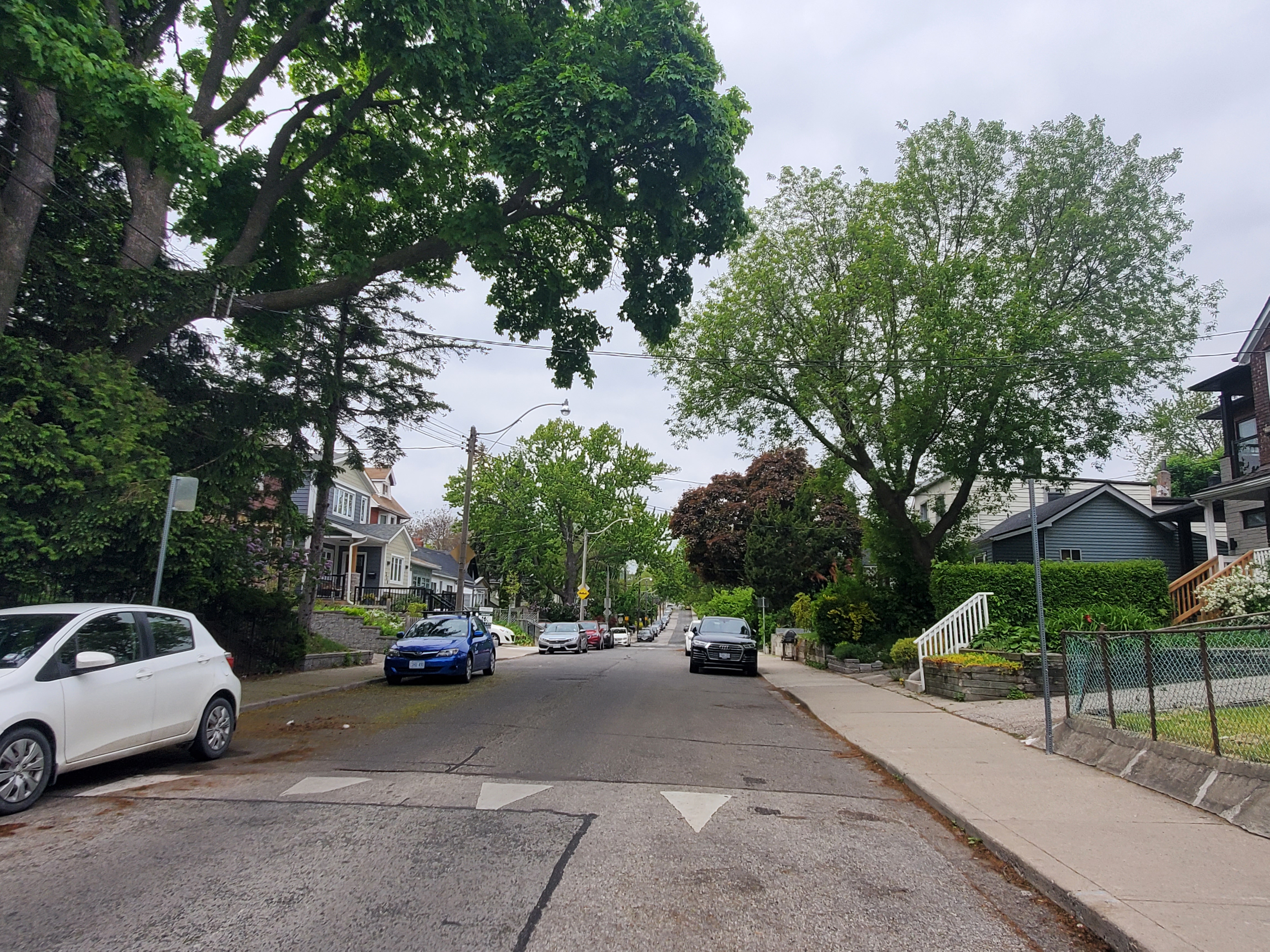 9 Rhodes Avenue Gerrard Street East towards Fairford